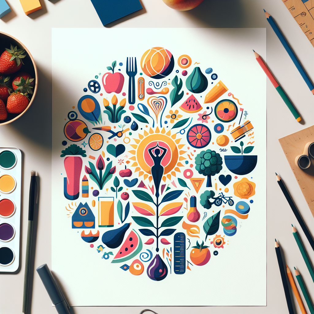Kreativitas Seni: Poster Pola Hidup Sehat yang Mudah Digambar untuk Semua