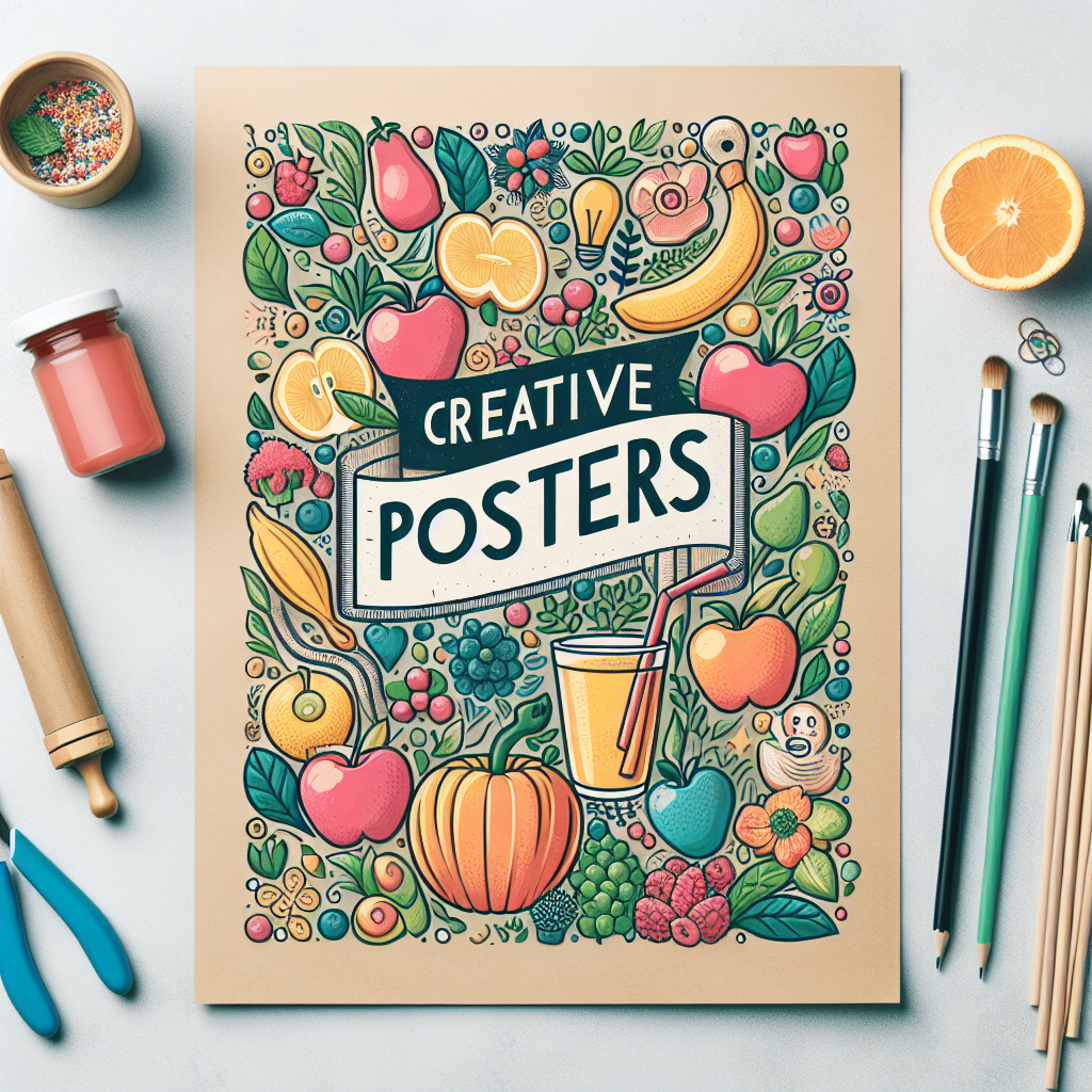 Tips Ciptakan Poster Kreatif untuk Hidup Sehat